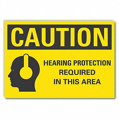 Caution Sign 10inx14in Non-PVC Polymer