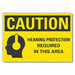 Caution Sign 7inx10in Non-PVC Polymer