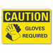 Caution Sign 10inx14in Non-PVC Polymer