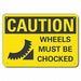 Caution Sign 7 in x 10 in Aluminum