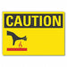 Caution Sign Blank 7inx10in Non-PVC