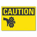 Caution Sign Blank 10inx14in Non-PVC