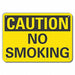 Caution Sign 7 inx10 in Plastic