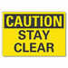 Caution Sign 10inx14in Non-PVC Polymer