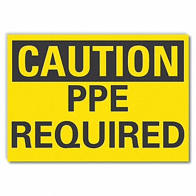 Caution Sign 10inx14in Non-PVC Polymer