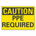 Caution Sign 10inx14in Non-PVC Polymer