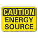 Caution Sign 7 inx10 in Plastic