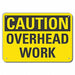 Rflctv Overhead Hazard Caut Sign 10x14in