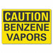 Benzene Caution Rflct Label 3.5inx5in