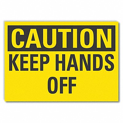 Caution Sign 10inx14in Non-PVC Polymer