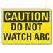 Welding Caution Rflct Label 10inx14in