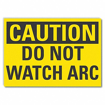 Caution Sign 7in x 10in Non-PVC Polymer