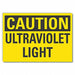 Elec Hazard Caution Rflct Lbl 10x14in