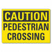 Eco-Decal Pedestrian Traffic 7inx10in
