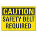 Caution Sign 10inx14in Non-PVC Polymer