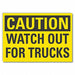 Caution Sign 10inx14in Non-PVC Polymer