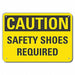 Caution Sign 7 in x 10 in Aluminum