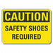 Caution Sign 10 in x 14 in Plastic