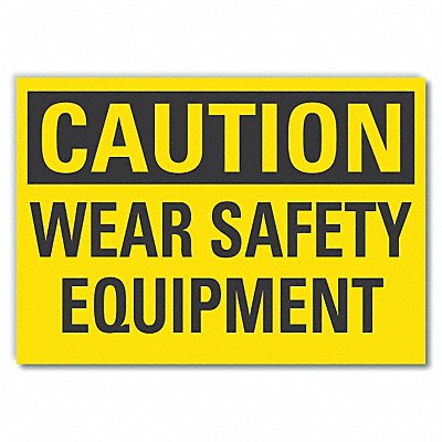 Caution Sign 10inx14in Non-PVC Polymer