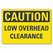 Caution Sign 7inx10in Non-PVC Polymer