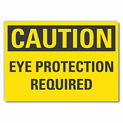 Eye Caution Rflctv Label 7inx10in