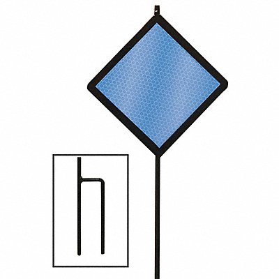 Reflective Driveway Marker Blue PK12