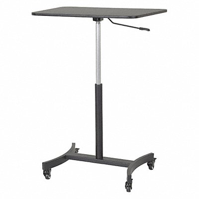 Mobile Adj. Stand Black 44in H x 22in L