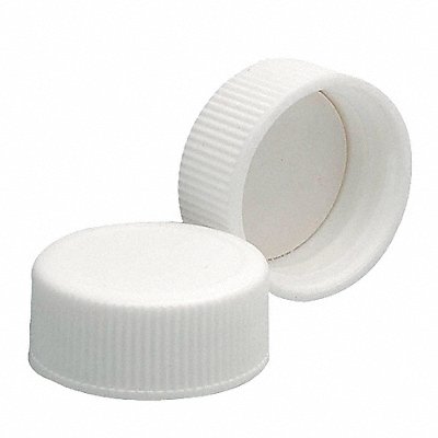 Cap 24 mm Dia White PK200