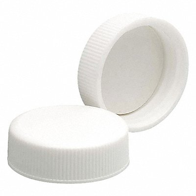 Cap 33 mm Dia White PK200