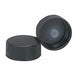 Cap 24 mm Dia Black PK144