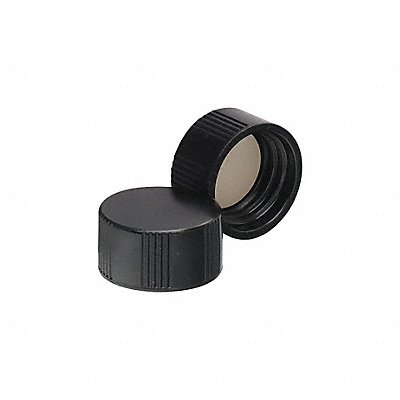 Cap 15 mm Dia Black PK200