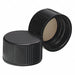 Cap 13 mm Dia Black PK250