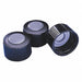 Cap 33 mm Dia Black PK1000