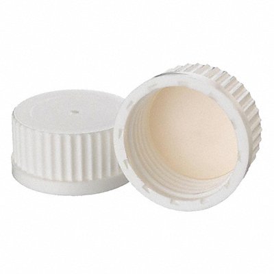 Cap 45 mm Dia White PK12