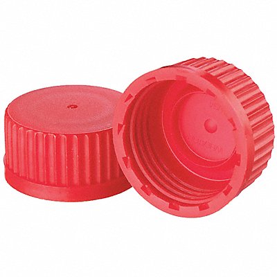 Cap 45 mm Dia Red PK12