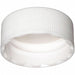 Cap 24 mm Dia White PK100