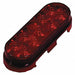 Stop/Turn/Tail Light Oval Red 6-3/8 L