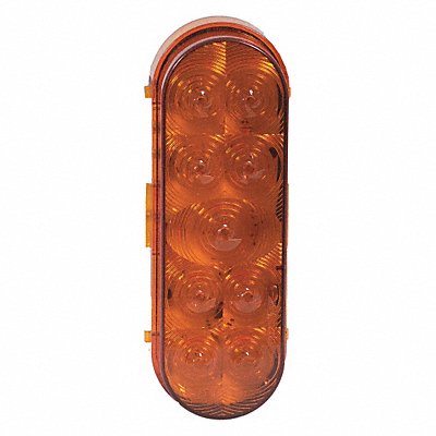 Park/Turn Light Oval Amber 6-3/8 L