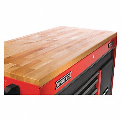 Natural Wood Stain Workstation Top