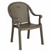 Armchair Bronze Stackable 34 H