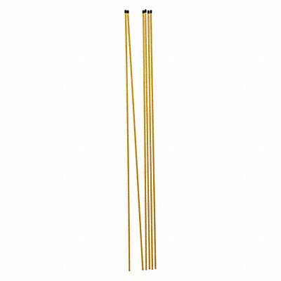 Snow Stakes Yellow 48 L Fiberglass PK6