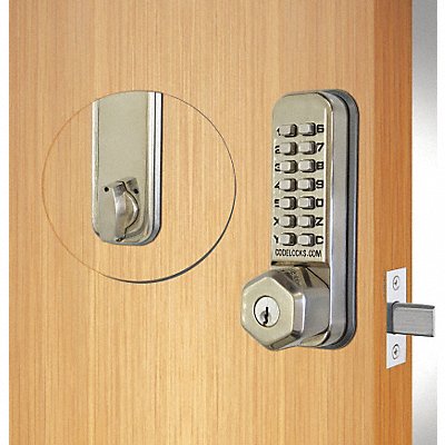 Mechanical Lockset Stainless Steel Knob