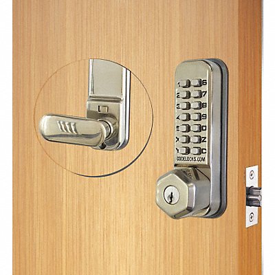 Mechanical Lockset Stainless Steel Knob