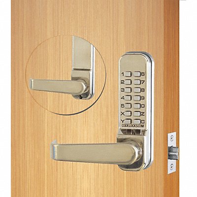 Mechanical Lockset Stainless Steel Lever