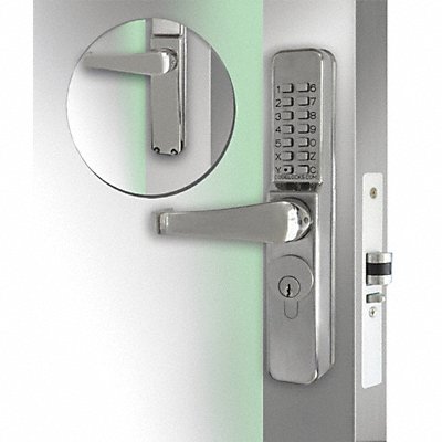 Mechanical Lockset Stainless Steel Lever