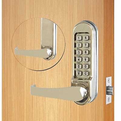 Mechanical Lockset Stainless Steel Lever