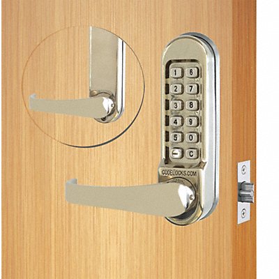 Mechanical Lockset Stainless Steel Lever