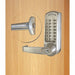 Mechanical Lockset Brushed Steel Lever