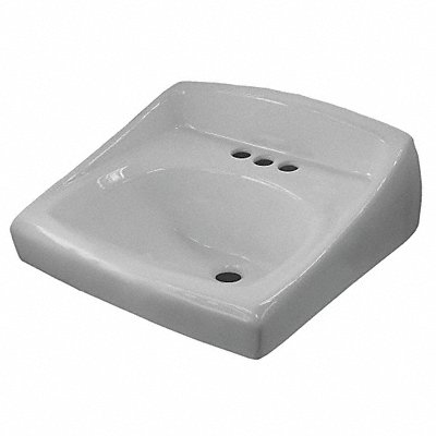 Sloan Sink DShape 16-3/4inx16-3/4inx7in