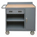 Mobile Cabinet Bench Hardboard 42 W 18 D